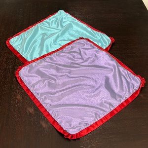 Decorative Pillow Covers - Turquoises/Purple Sparkly, Moroccan